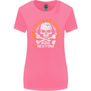 Biker Skull Here Today Motorbike Motorcycle Womens Wider Cut T-Shirt Azalea
