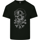 Biker Skull Rider Motorbike Motorcycle Kids T-Shirt Childrens Black