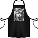 Biker Stay Low Chopper Biker Motorcycle Cotton Apron 100% Organic Black