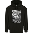 Biker Stay Low Chopper Biker Motorcycle Mens Hoodie Black