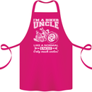 Biker Uncle Like a Normal Uncle's Day Funny Cotton Apron 100% Organic Pink