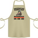 Biker Weekend Forecast Motorbikes Cotton Apron 100% Organic Khaki