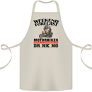 Biker Weekend Forecast Motorbikes Cotton Apron 100% Organic Natural