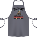 Biker Weekend Forecast Motorbikes Cotton Apron 100% Organic Steel