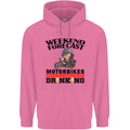 Biker Weekend Forecast Motorbikes Mens 80% Cotton Hoodie Azelea