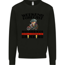 Biker Weekend Forecast Motorbikes Mens Sweatshirt Jumper Black