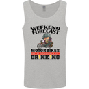 Biker Weekend Forecast Motorbikes Mens Vest Tank Top Sports Grey