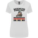 Biker Weekend Forecast Motorbikes Womens Wider Cut T-Shirt White