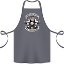 Bikers Don't Go Grey Motorbike Motorcycle Cotton Apron 100% Organic Steel
