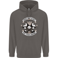 Bikers Don't Go Grey Motorbike Motorcycle Mens 80% Cotton Hoodie Charcoal