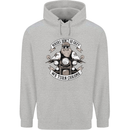 Bikers Don't Go Grey Motorbike Motorcycle Mens 80% Cotton Hoodie Sports Grey