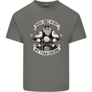 Bikers Don't Go Grey Motorbike Motorcycle Mens Cotton T-Shirt Tee Top Charcoal