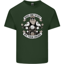 Bikers Don't Go Grey Motorbike Motorcycle Mens Cotton T-Shirt Tee Top Forest Green