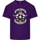 Bikers Don't Go Grey Motorbike Motorcycle Mens Cotton T-Shirt Tee Top Purple