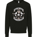 Bikers Don't Go Grey Motorbike Motorcycle Mens Sweatshirt Jumper Black