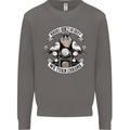 Bikers Don't Go Grey Motorbike Motorcycle Mens Sweatshirt Jumper Charcoal