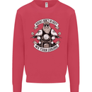 Bikers Don't Go Grey Motorbike Motorcycle Mens Sweatshirt Jumper Heliconia