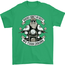 Bikers Don't Go Grey Motorbike Motorcycle Mens T-Shirt Cotton Gildan Irish Green