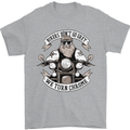 Bikers Don't Go Grey Motorbike Motorcycle Mens T-Shirt Cotton Gildan Sports Grey