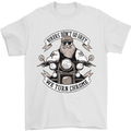 Bikers Don't Go Grey Motorbike Motorcycle Mens T-Shirt Cotton Gildan White