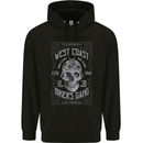 Bikers Gang Motorcycle Motorbike Skull Rock Childrens Kids Hoodie Black