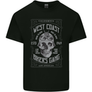 Bikers Gang Motorcycle Motorbike Skull Rock Kids T-Shirt Childrens Black