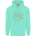 Bikers Speedway Racing Childrens Kids Hoodie Peppermint
