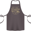 Bikers Speedway Racing Cotton Apron 100% Organic Dark Grey