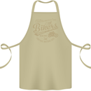 Bikers Speedway Racing Cotton Apron 100% Organic Khaki