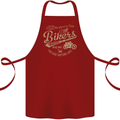 Bikers Speedway Racing Cotton Apron 100% Organic Maroon