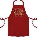 Bikers Speedway Racing Cotton Apron 100% Organic Maroon