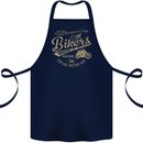 Bikers Speedway Racing Cotton Apron 100% Organic Navy Blue