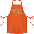 Bikers Speedway Racing Cotton Apron 100% Organic Orange