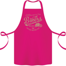 Bikers Speedway Racing Cotton Apron 100% Organic Pink