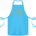 Bikers Speedway Racing Cotton Apron 100% Organic Turquoise