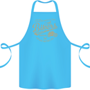 Bikers Speedway Racing Cotton Apron 100% Organic Turquoise