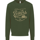 Bikers Speedway Racing Kids Sweatshirt Jumper Forest Green