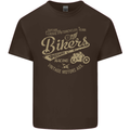 Bikers Speedway Racing Kids T-Shirt Childrens Chocolate