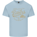 Bikers Speedway Racing Kids T-Shirt Childrens Light Blue