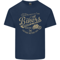 Bikers Speedway Racing Kids T-Shirt Childrens Navy Blue