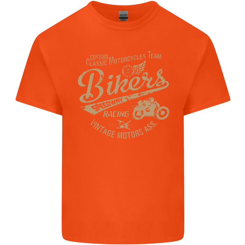 Bikers Speedway Racing Kids T-Shirt Childrens Orange