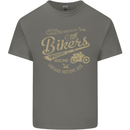 Bikers Speedway Racing Mens Cotton T-Shirt Tee Top Charcoal