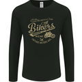 Bikers Speedway Racing Mens Long Sleeve T-Shirt Black