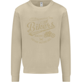 Bikers Speedway Racing Mens Sweatshirt Jumper Sand