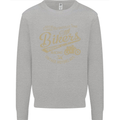 Bikers Speedway Racing Mens Sweatshirt Jumper Sports Grey