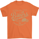 Bikers Speedway Racing Mens T-Shirt Cotton Gildan Orange