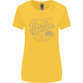 Bikers Speedway Racing Womens Wider Cut T-Shirt Yellow
