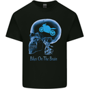 Bikes on the Brain Funny Motorbike Biker Kids T-Shirt Childrens Black
