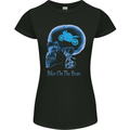 Bikes on the Brain Funny Motorbike Biker Womens Petite Cut T-Shirt Black