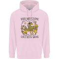 Bird Watching Goes Both Ways Funny Childrens Kids Hoodie Light Pink